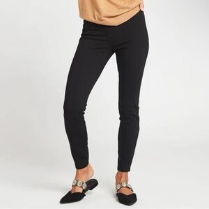 Betabrand Black Skinny Classic Dress Yoga Pants Size Large Petite